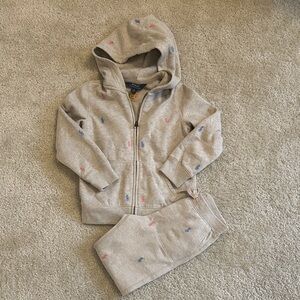 Ralph Lauren girls track suit set size 6/6x